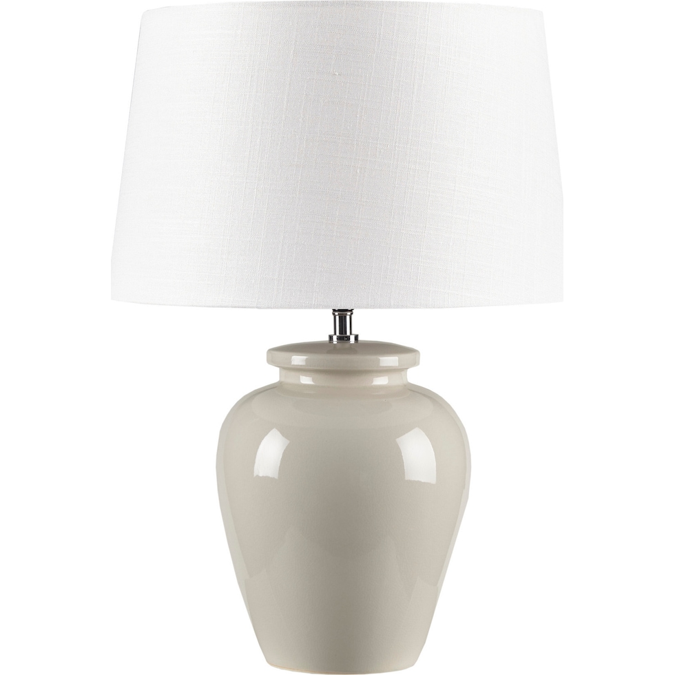 reena white table lamp   