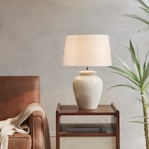 reena white table lamp   