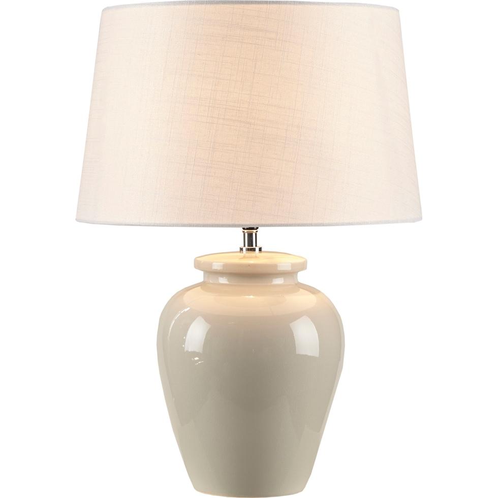 reena white table lamp   