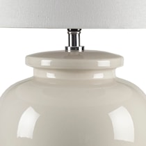 reena white table lamp   