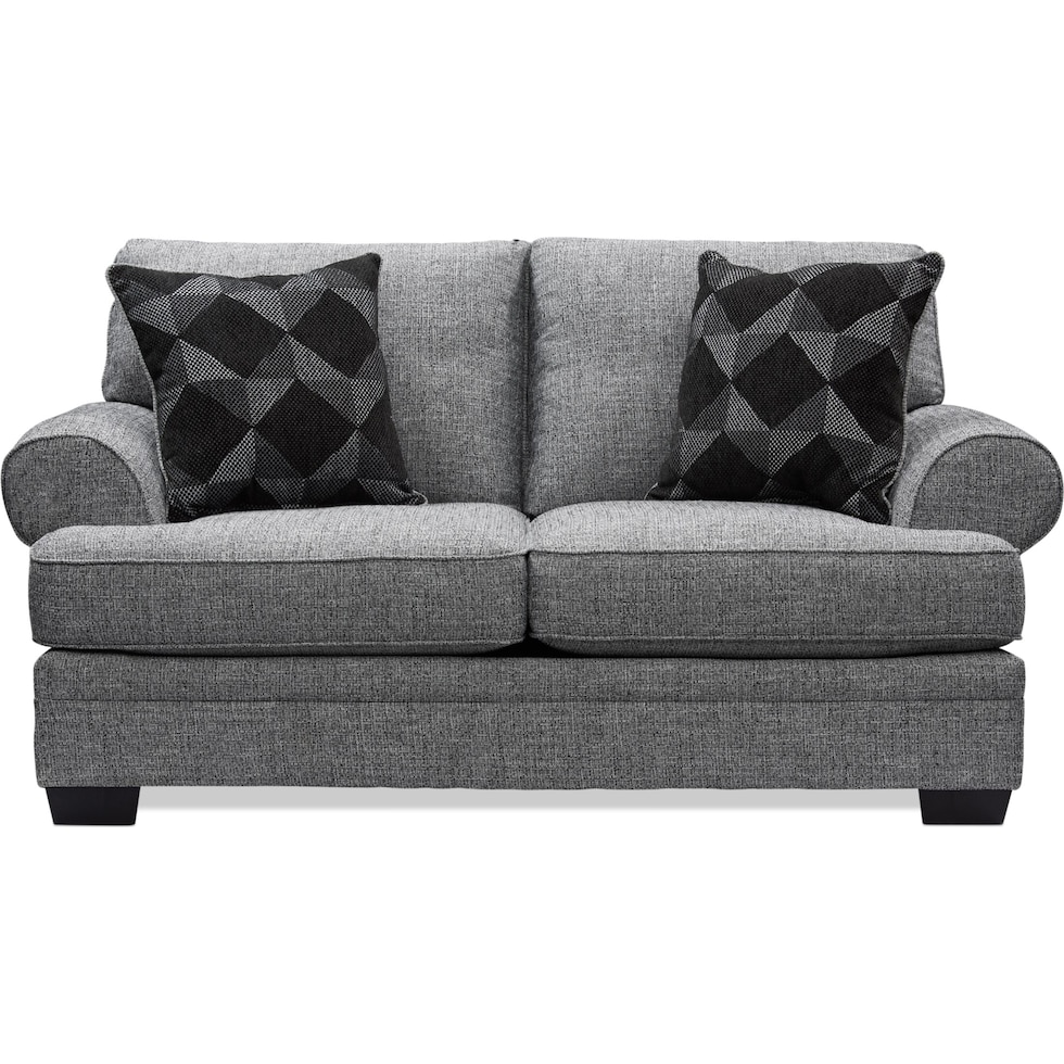 reese gray loveseat   