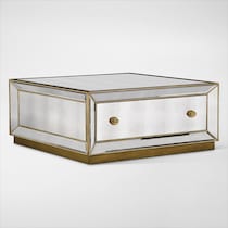 reflection antiqued mirror coffee table web   