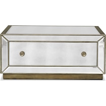 reflection silver coffee table   