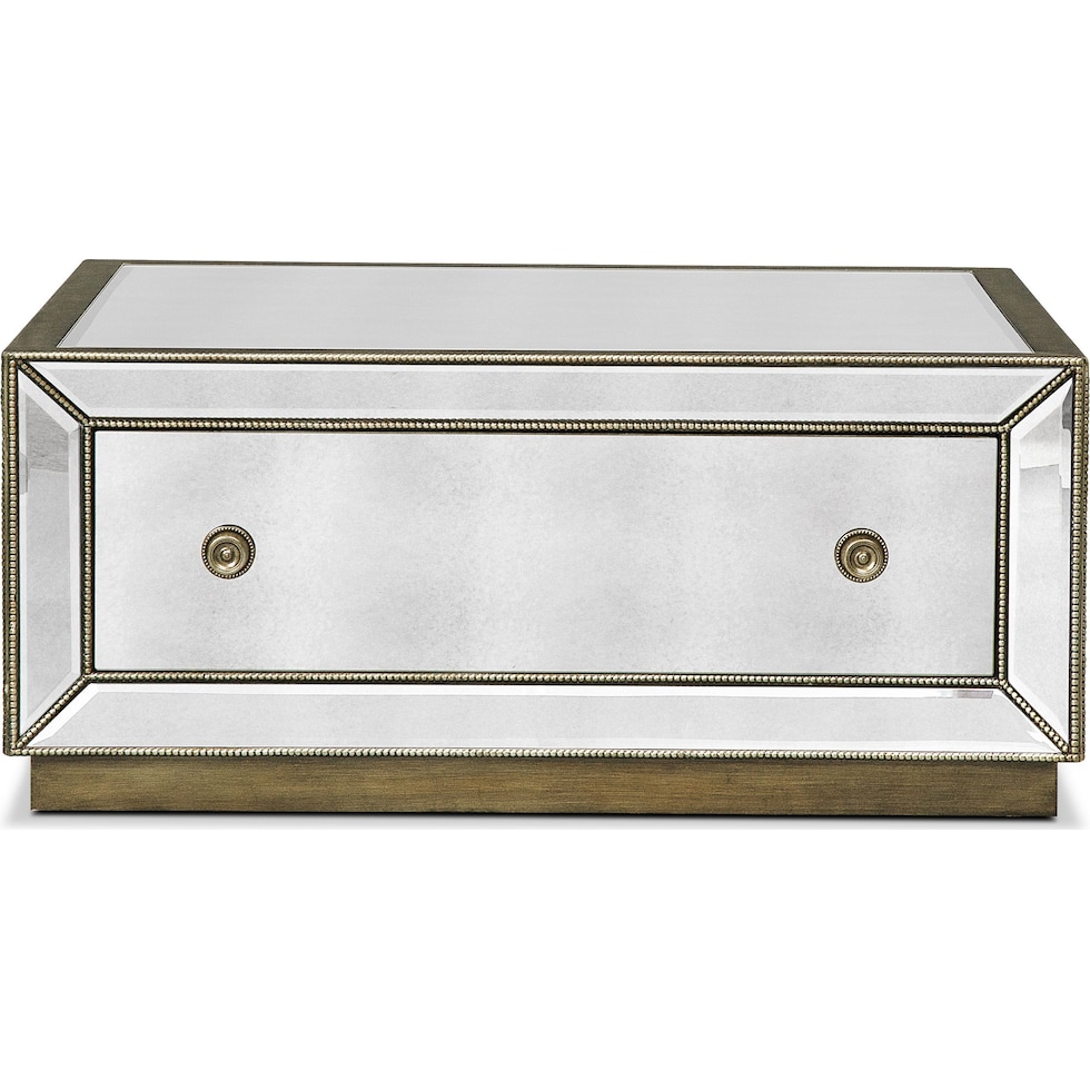 reflection silver coffee table   