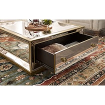 reflection silver coffee table   