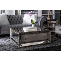 reflection silver coffee table   