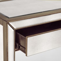reflection silver console table   
