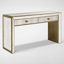 reflection silver console table   