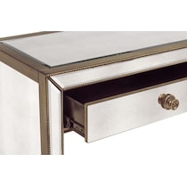 reflection silver console table   