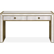reflection silver console table   