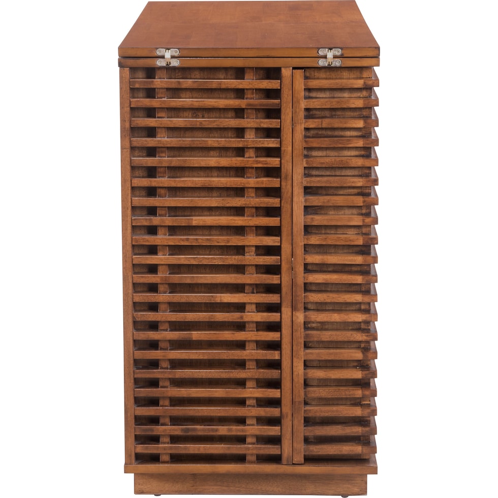 regents dark brown bar cabinet   