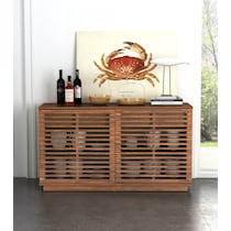 regents dark brown credenza   