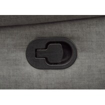 regis gray glider recliner   