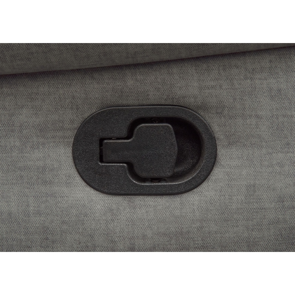 regis gray glider recliner   