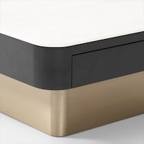 reign white coffee table   