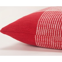 reilley red accent pillow   