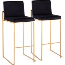 reine black bar stool   