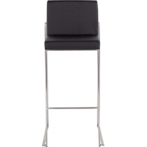 reine black bar stool   