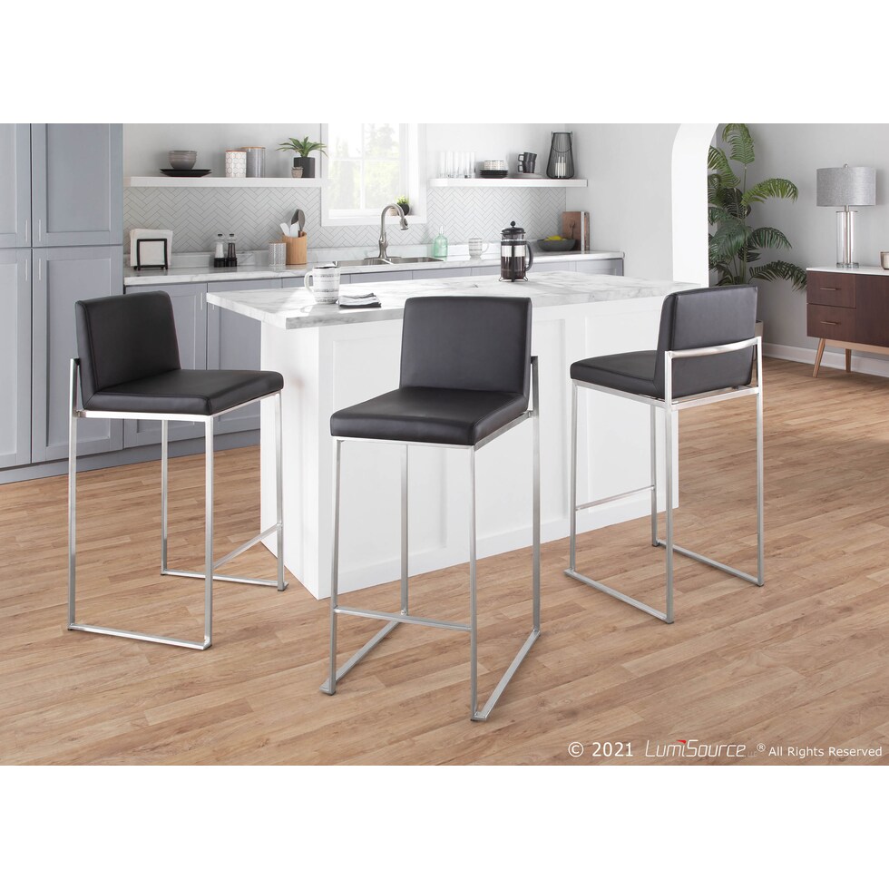 reine black counter height stool   