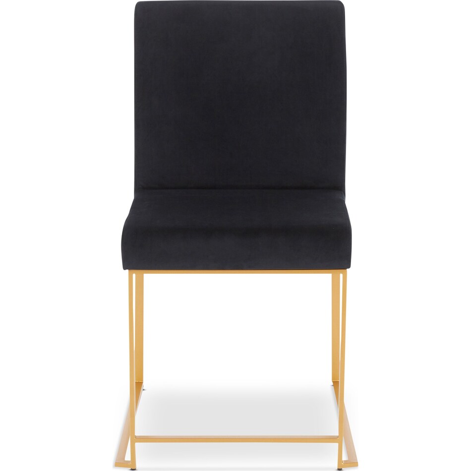 reine black dining chair   