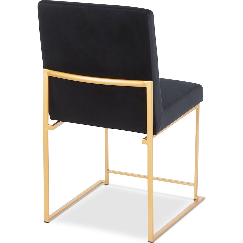 reine black dining chair   