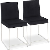reine black dining chair   
