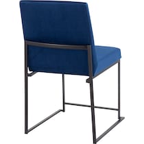 reine blue dining chair   