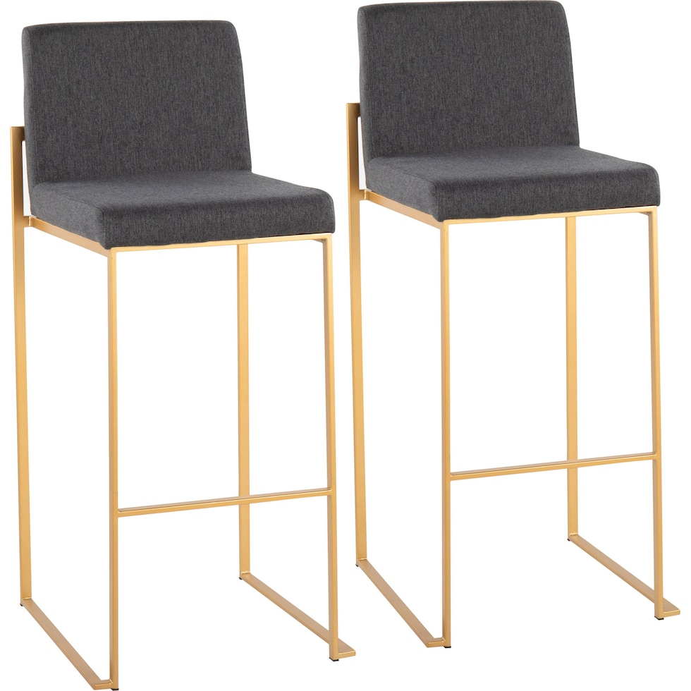 reine gray bar stool   