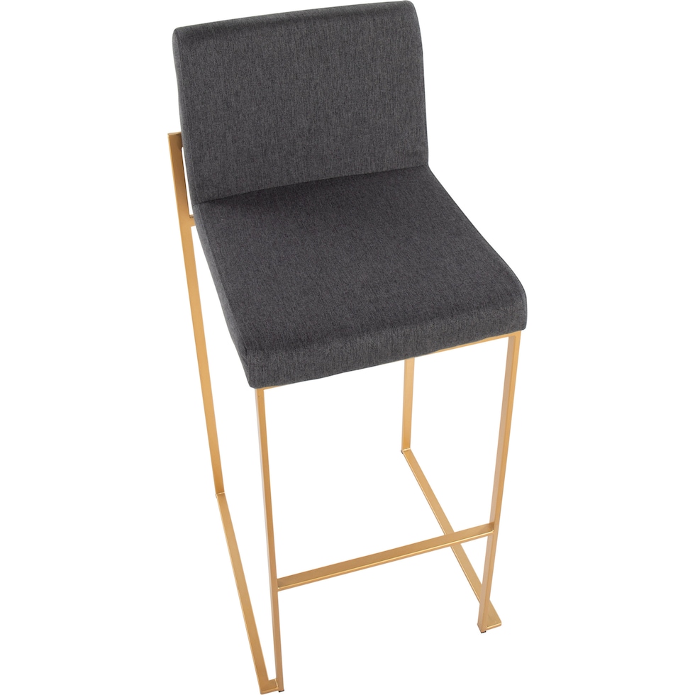 reine gray bar stool   
