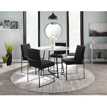 reine gray dining chair   