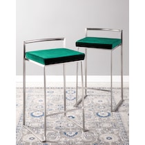 reine green counter height stool   