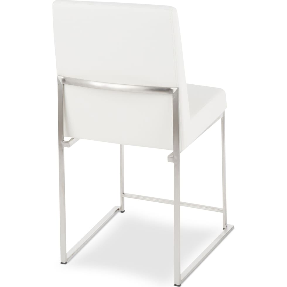 reine white dining chair   