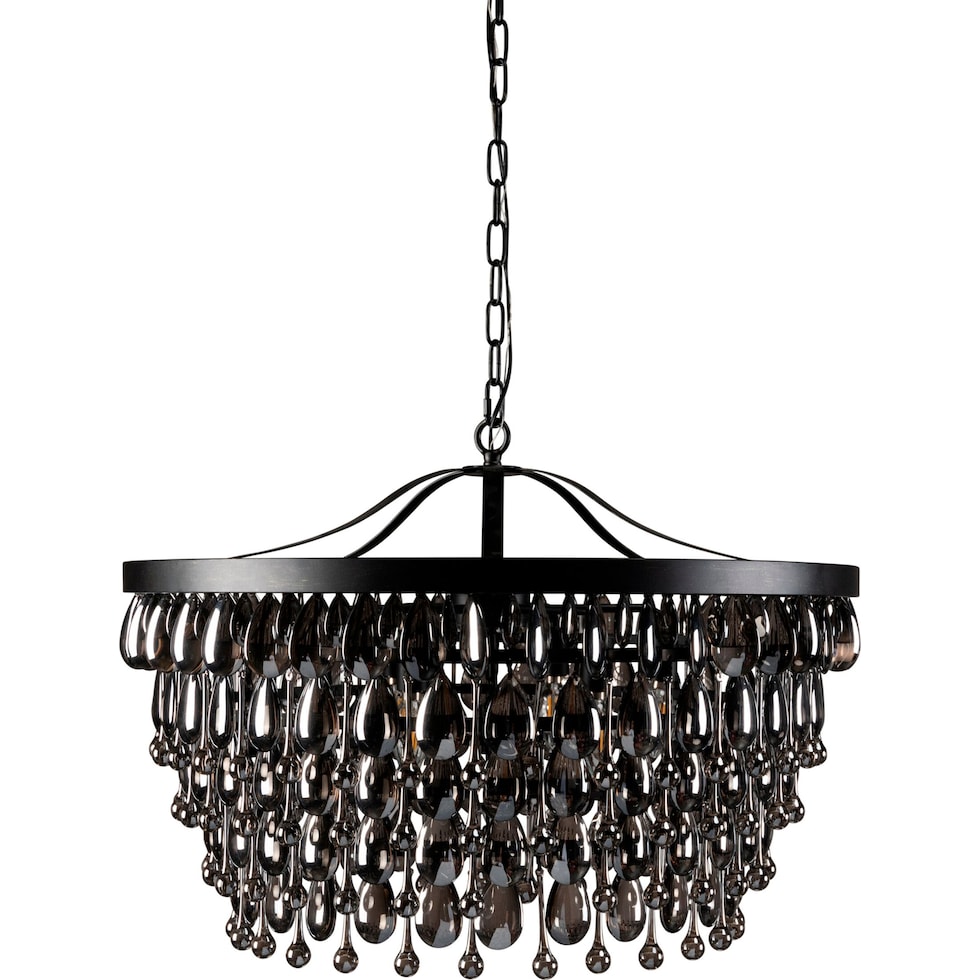 renata black chandelier   