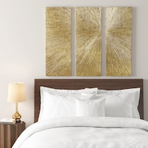 resin gold wall art   