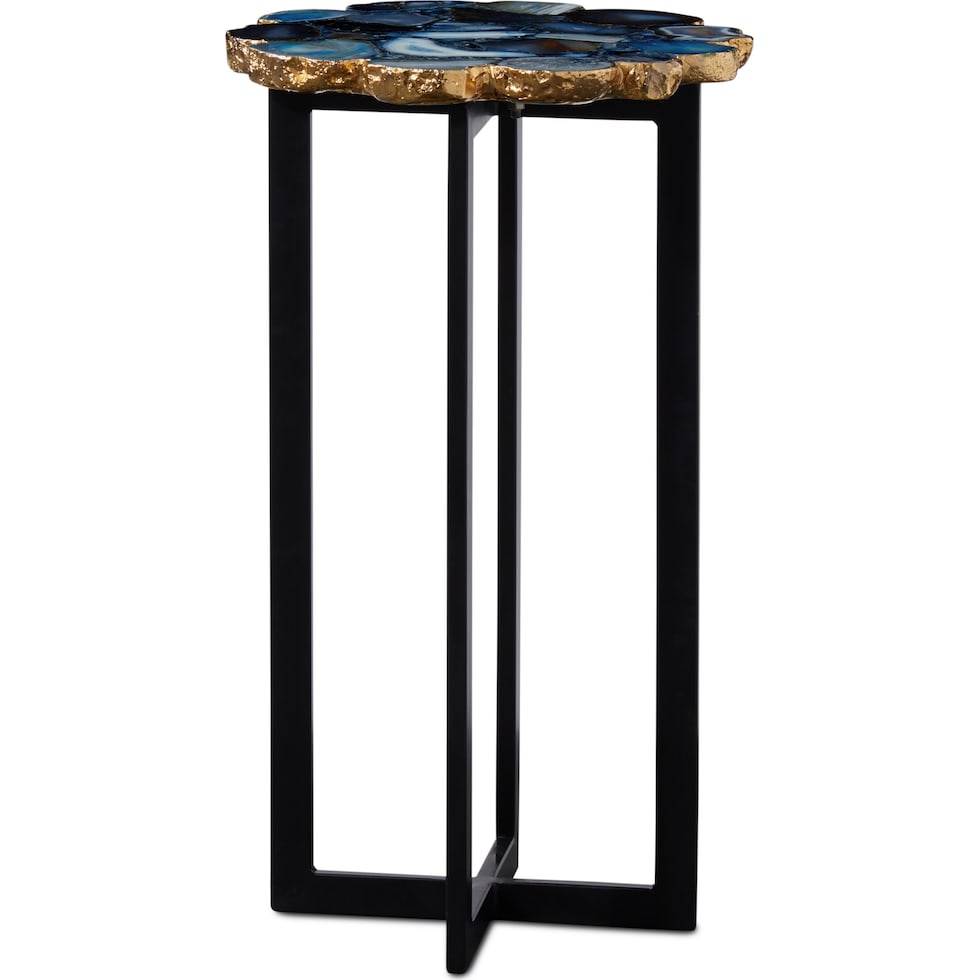 retu blue accent table   