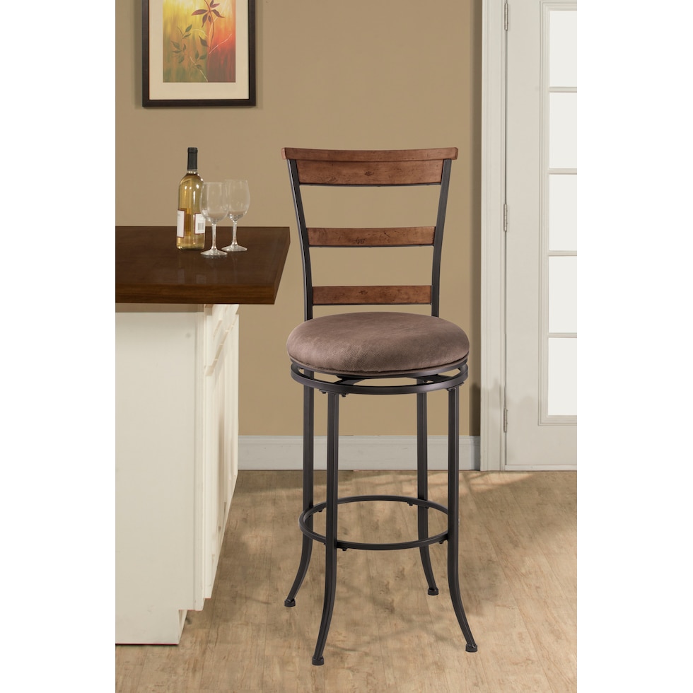 revena gray bar stool   