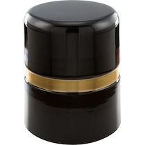 revlo black and gold side table   