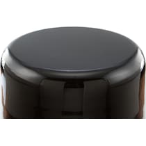 revlo black and gold side table   