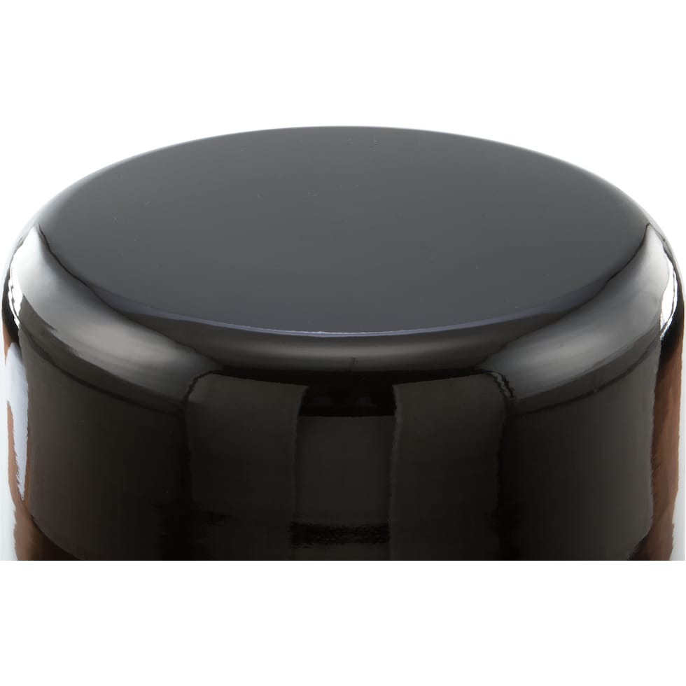 revlo black and gold side table   