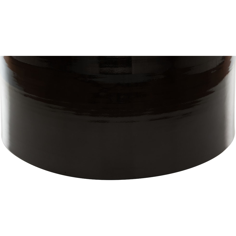 revlo black and gold side table   