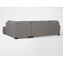 reydell gray sectional   