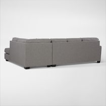reydell gray sectional   
