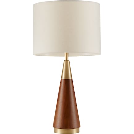 Reyes Table Lamp - Brown