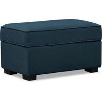 rhea blue ottoman   