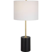 rhiannon matte black lamp   