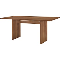 rhoda dark brown dining table   