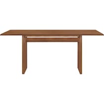 rhoda dark brown dining table   