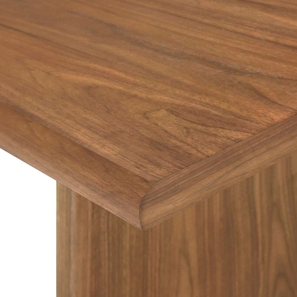 rhoda dark brown dining table   