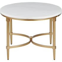 rhodes white coffee table   