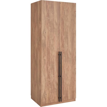 Rian Wardrobe Closet with 1 Hanging Rod, 3 Shoe Shelves, and 1 Basic Shelf